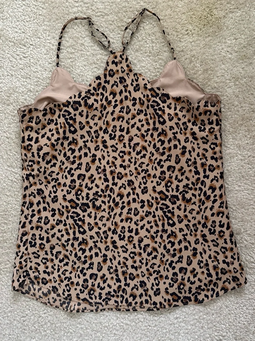 J. Crew Leopard-Print Cami in Tan and Black